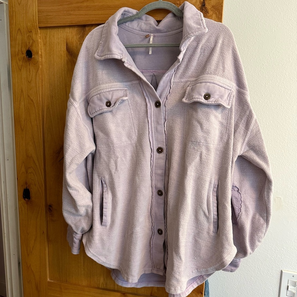 Free People Ruby Jacket Lavender L